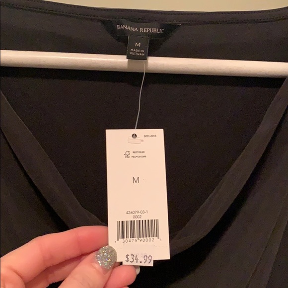 Grey Banana Republic Blouse - Picture 3 of 4